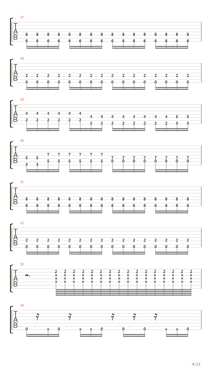 Ji吉他谱