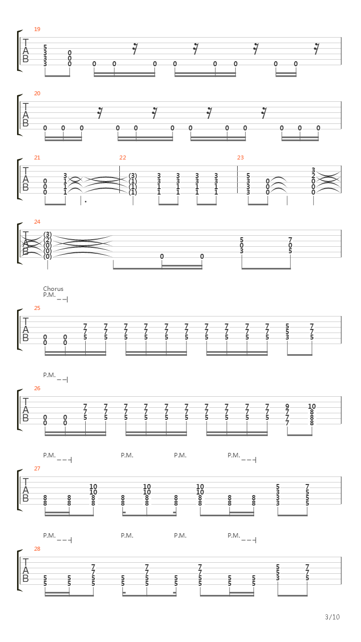 Black吉他谱