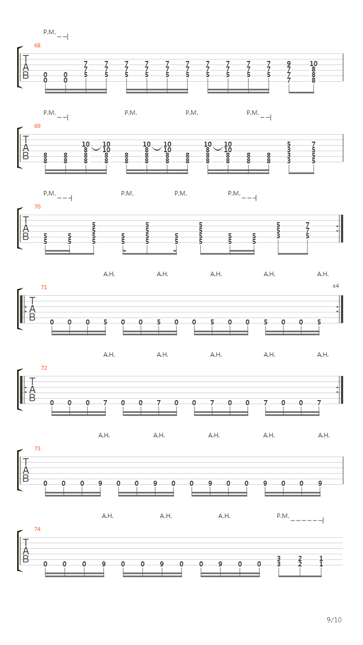 Black吉他谱