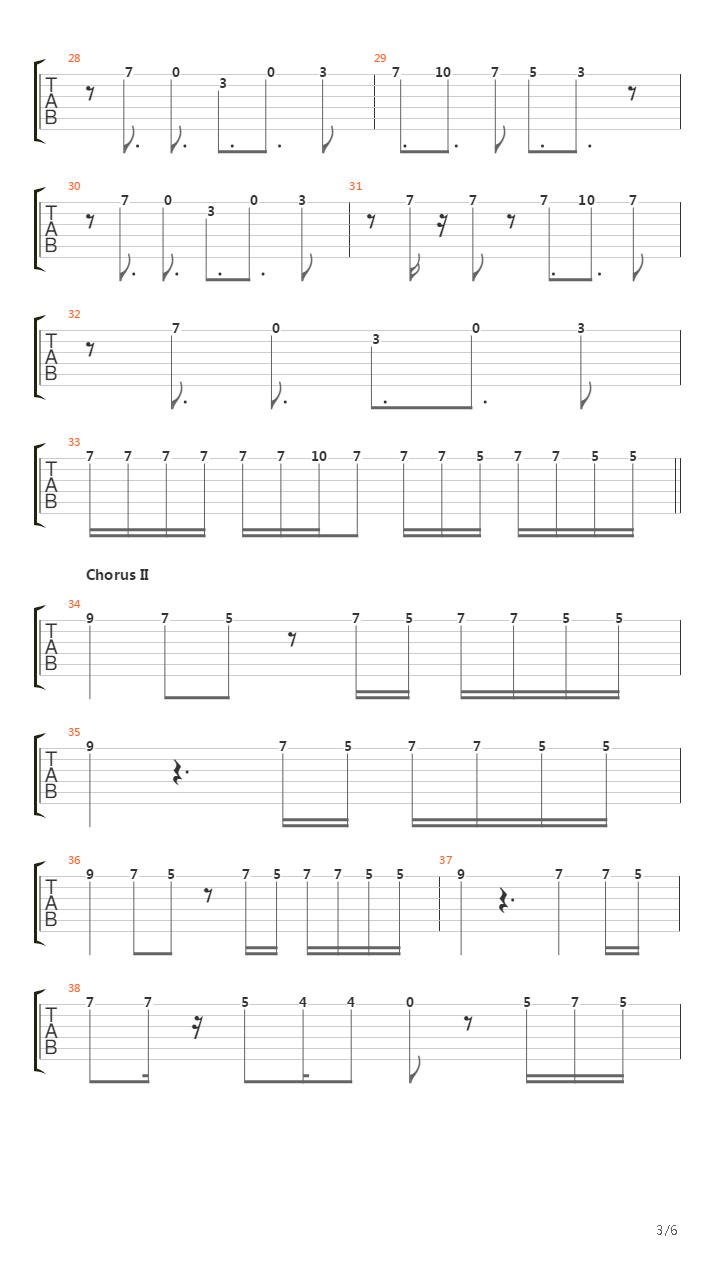 Sahara吉他谱