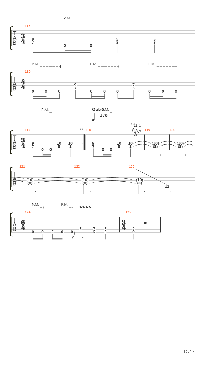Nuctemeron吉他谱