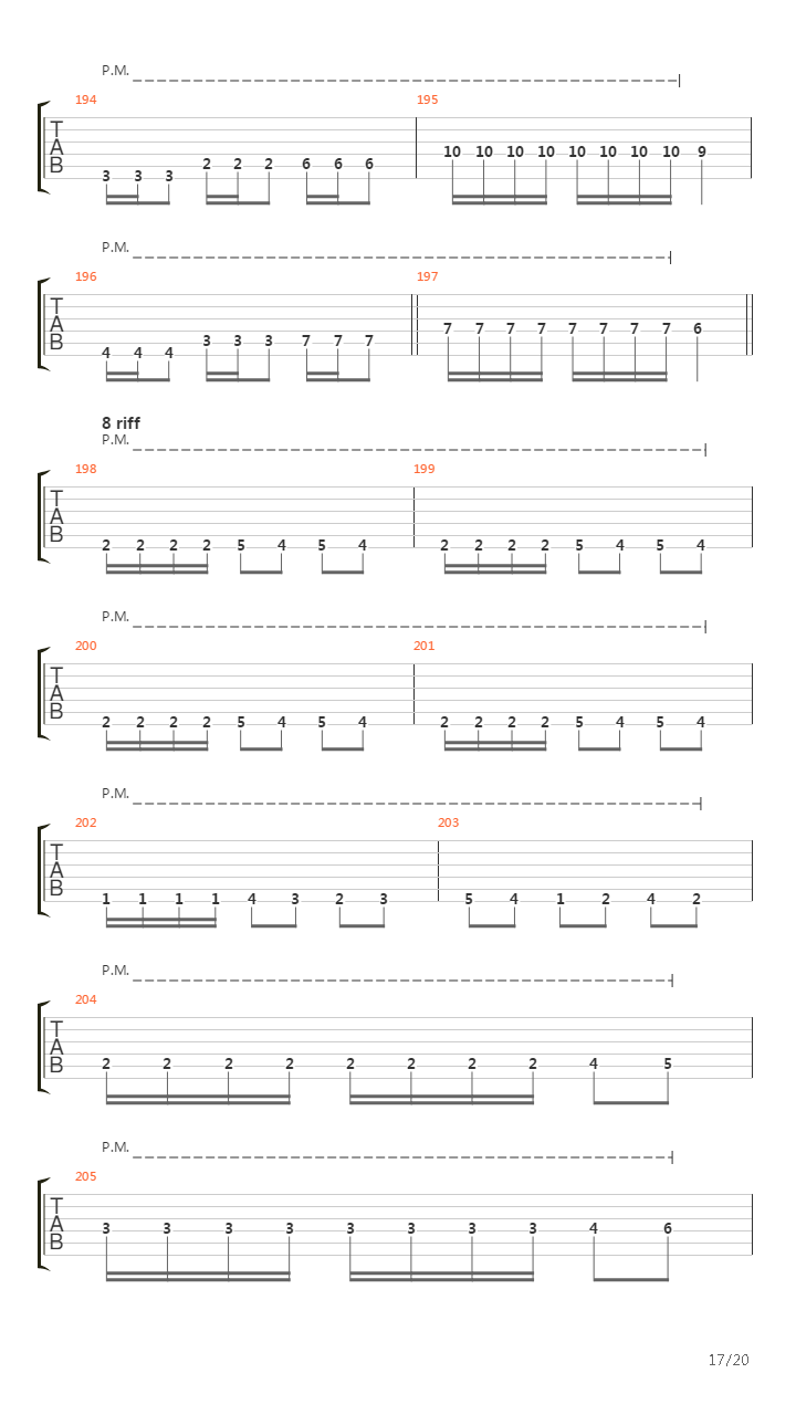 Cycles Of Suffering吉他谱