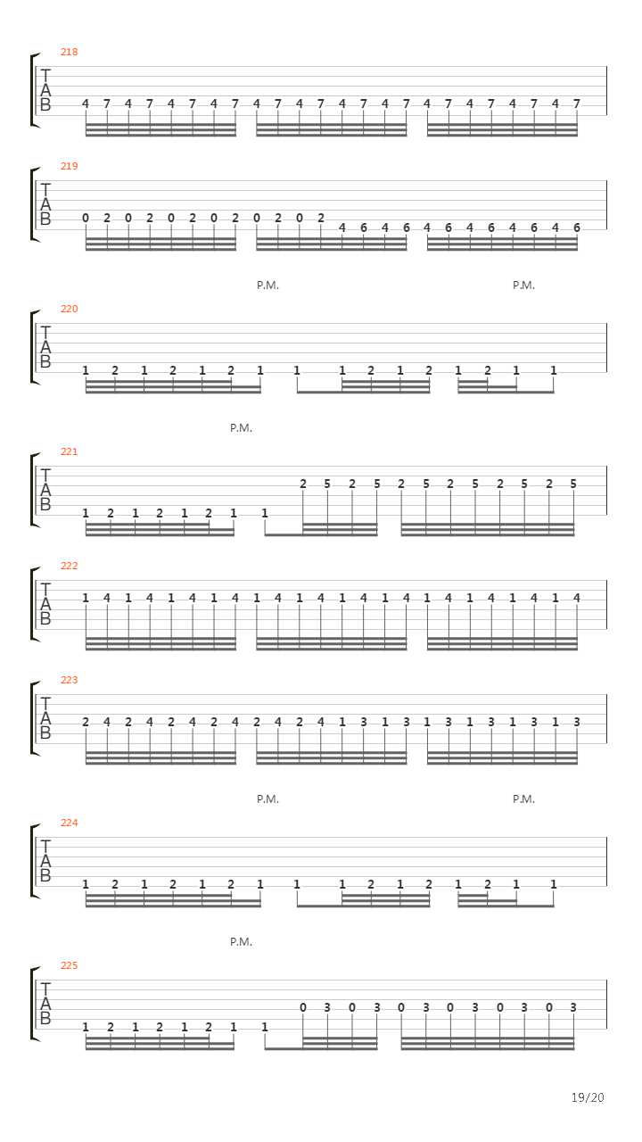 Cycles Of Suffering吉他谱