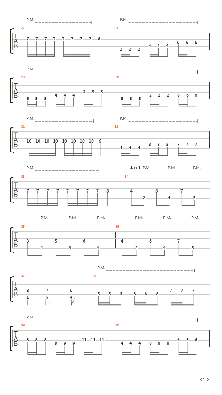 Cycles Of Suffering吉他谱