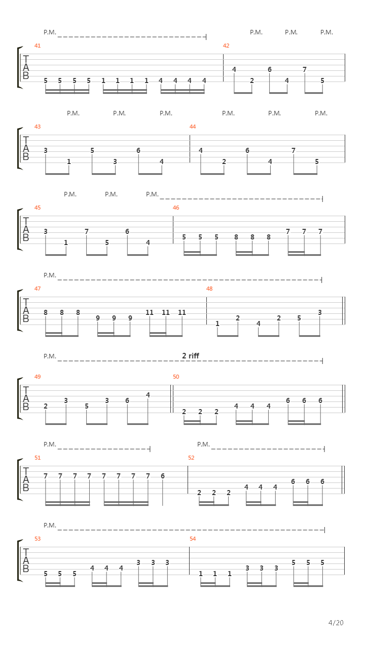 Cycles Of Suffering吉他谱