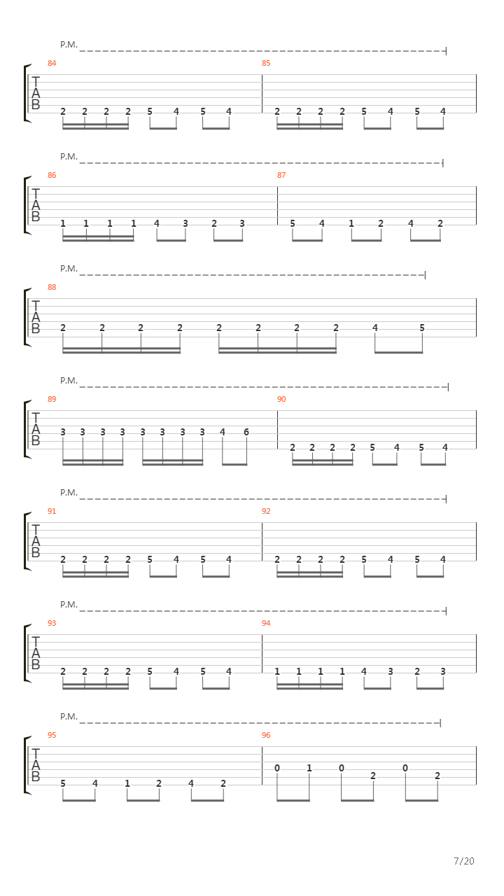 Cycles Of Suffering吉他谱