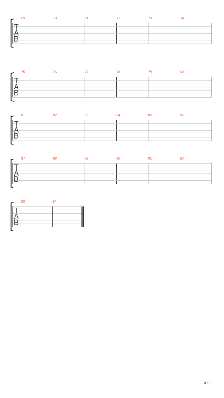 Hexes吉他谱