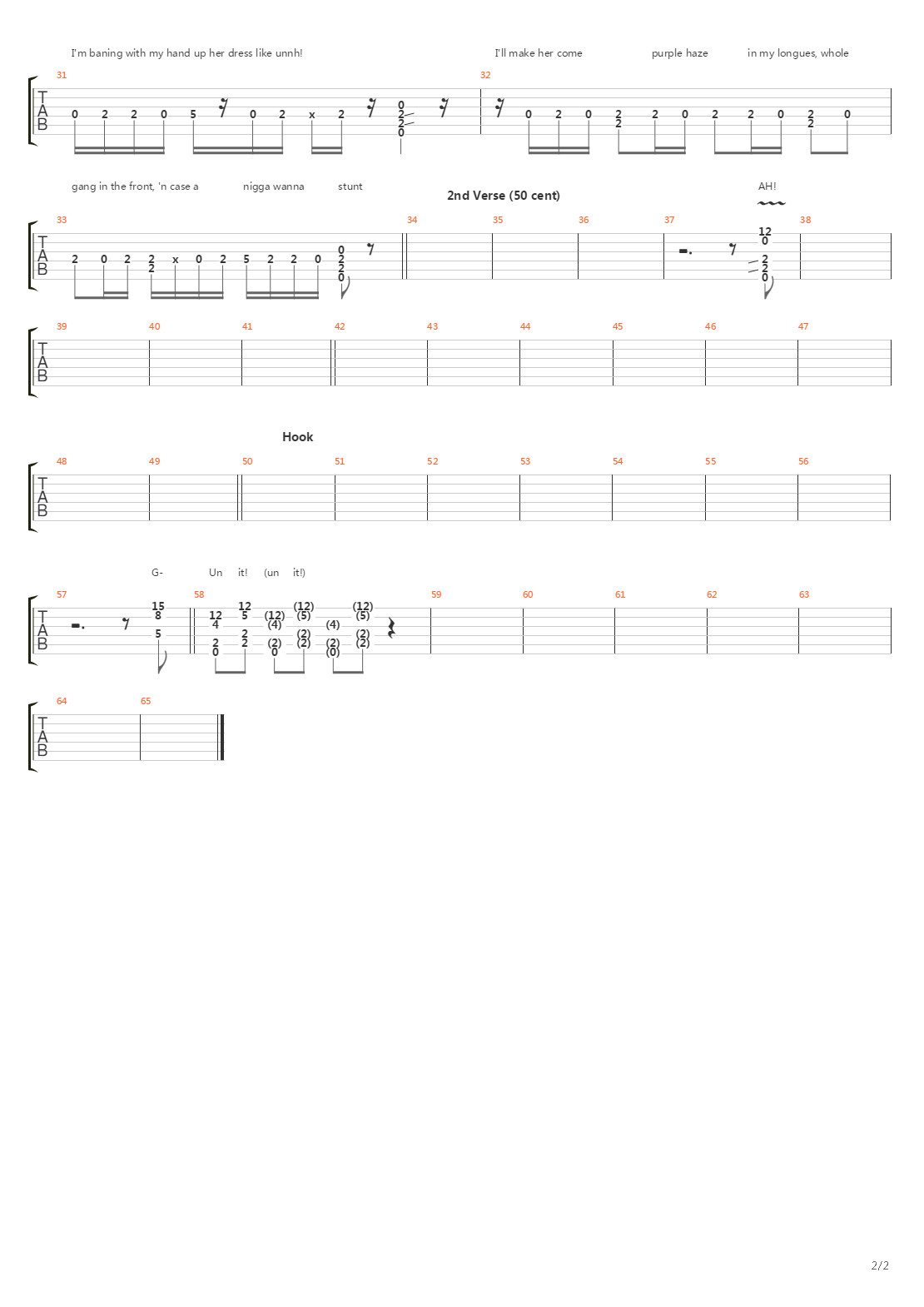 How We Do吉他谱