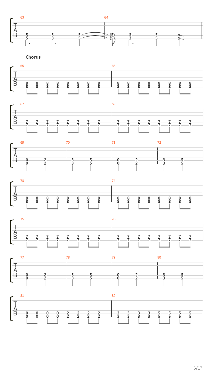 Breathe In The Flames吉他谱