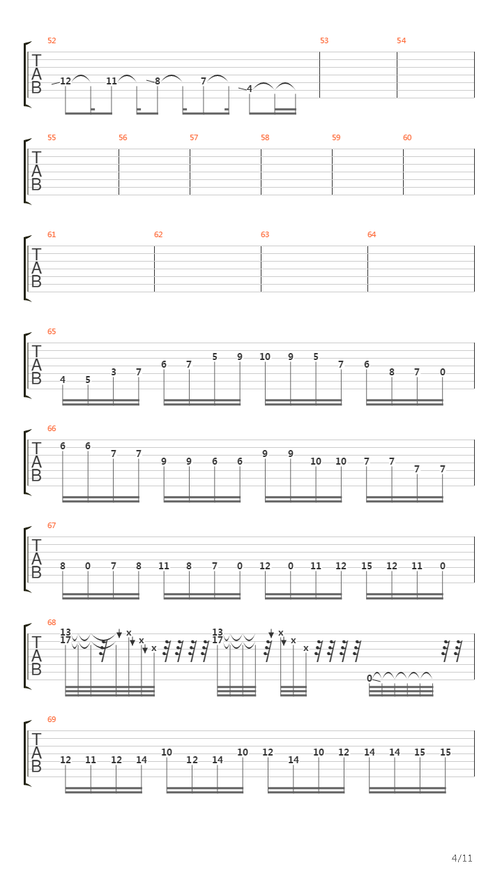 Pagan吉他谱