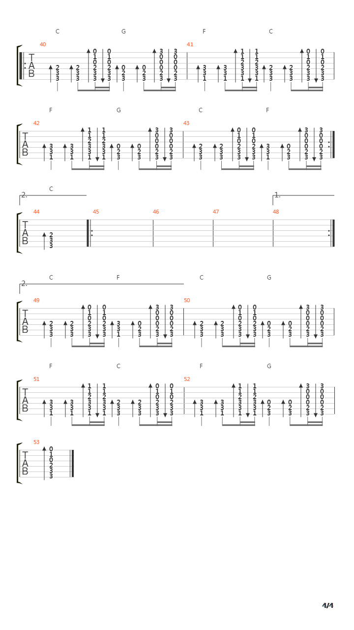 Amani吉他谱