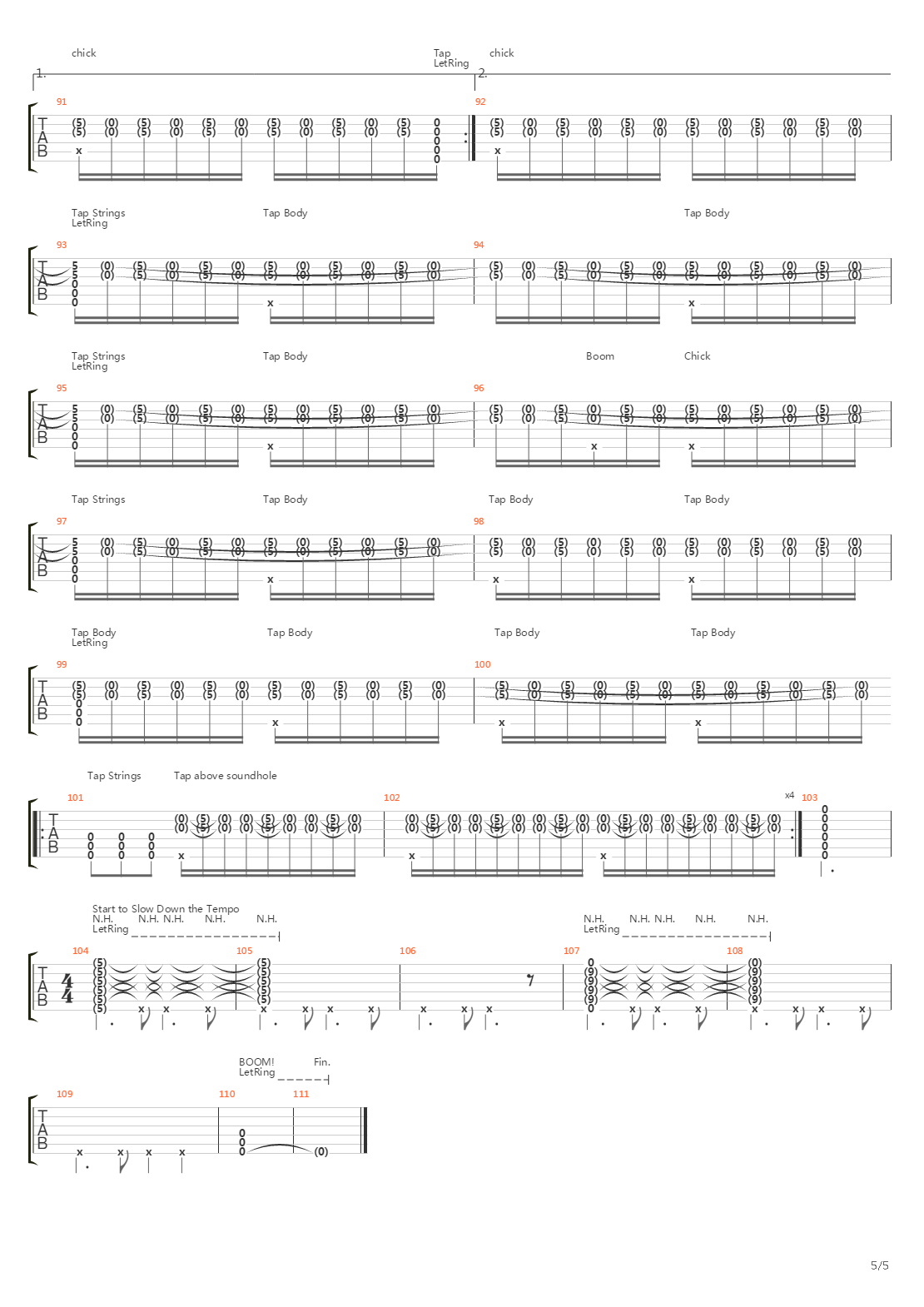 The Channel吉他谱