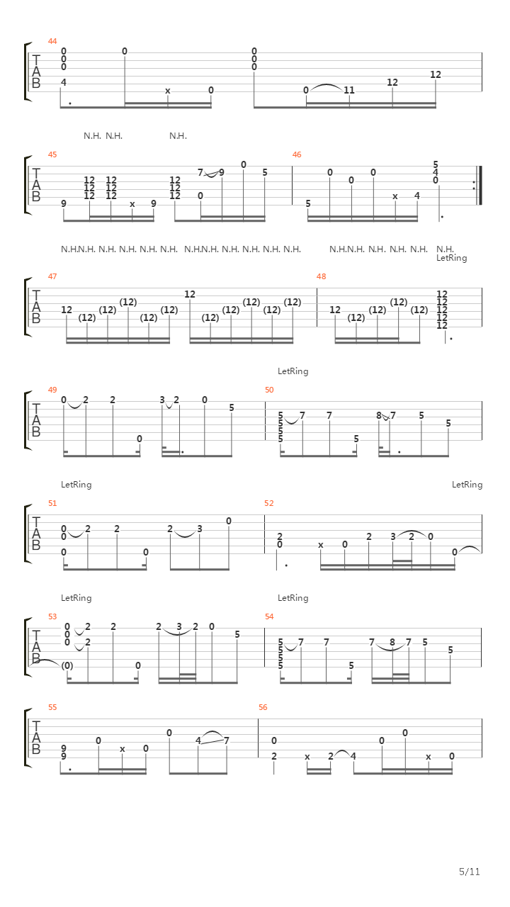 The Channel吉他谱