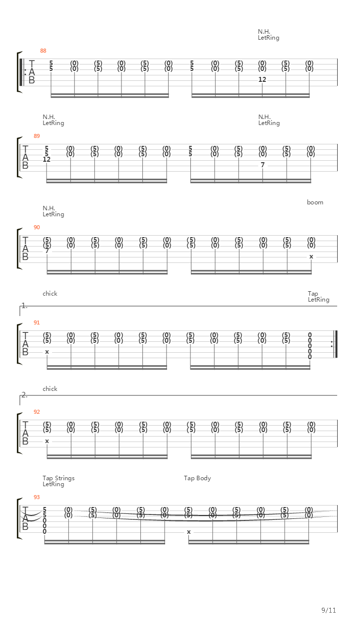 The Channel吉他谱