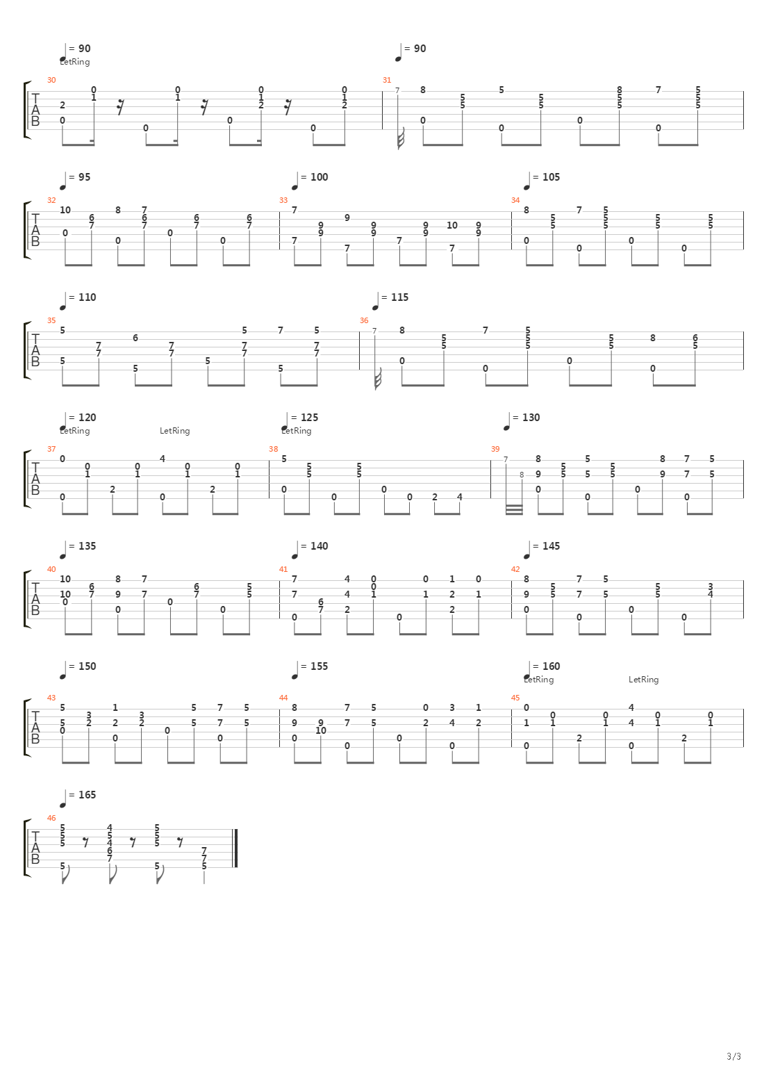 77吉他谱