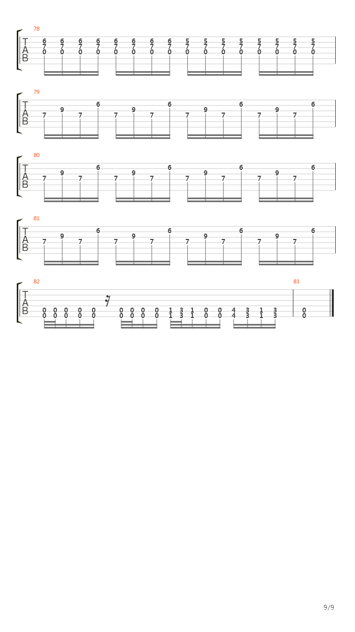 A Misunderstanding吉他谱