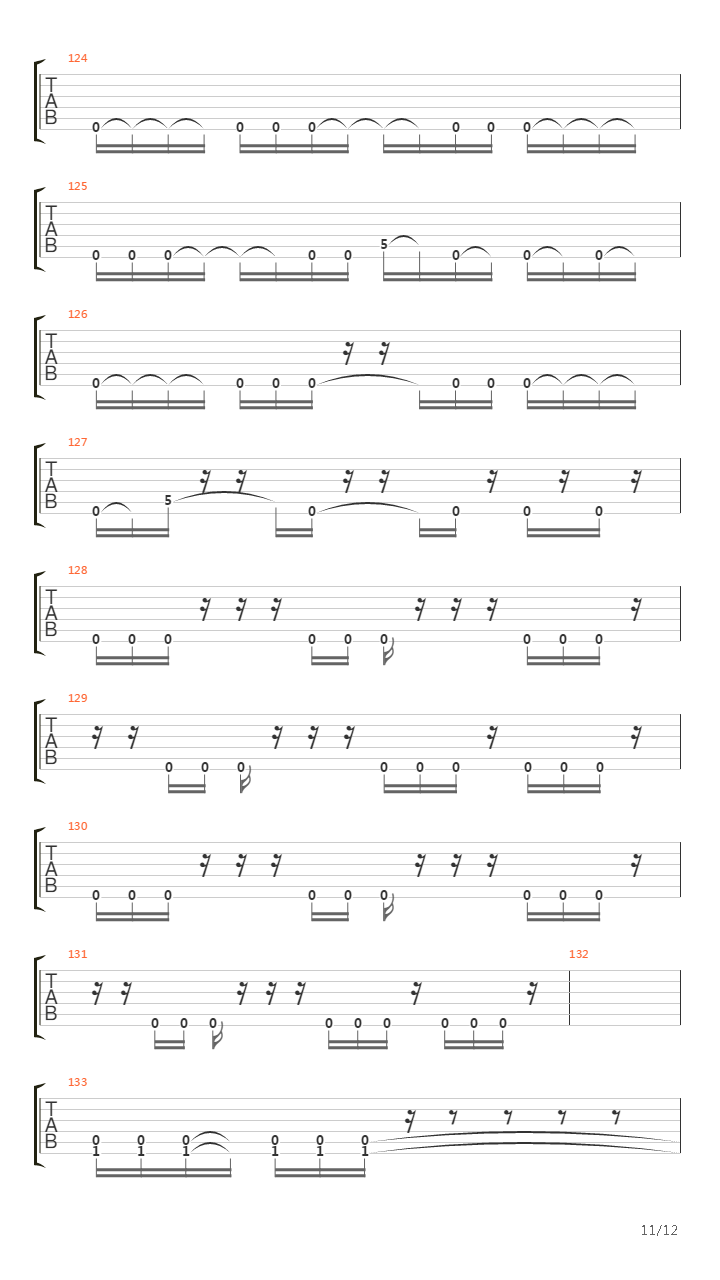 The Means To An End吉他谱