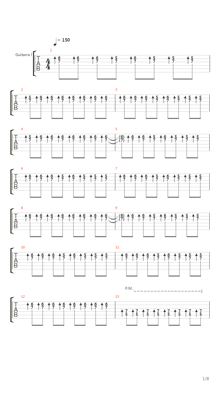 No Cigar (Acoustic)吉他谱