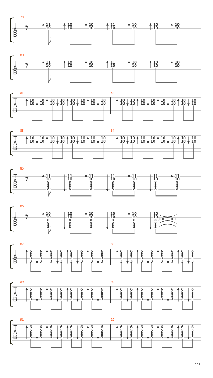 No Cigar (Acoustic)吉他谱