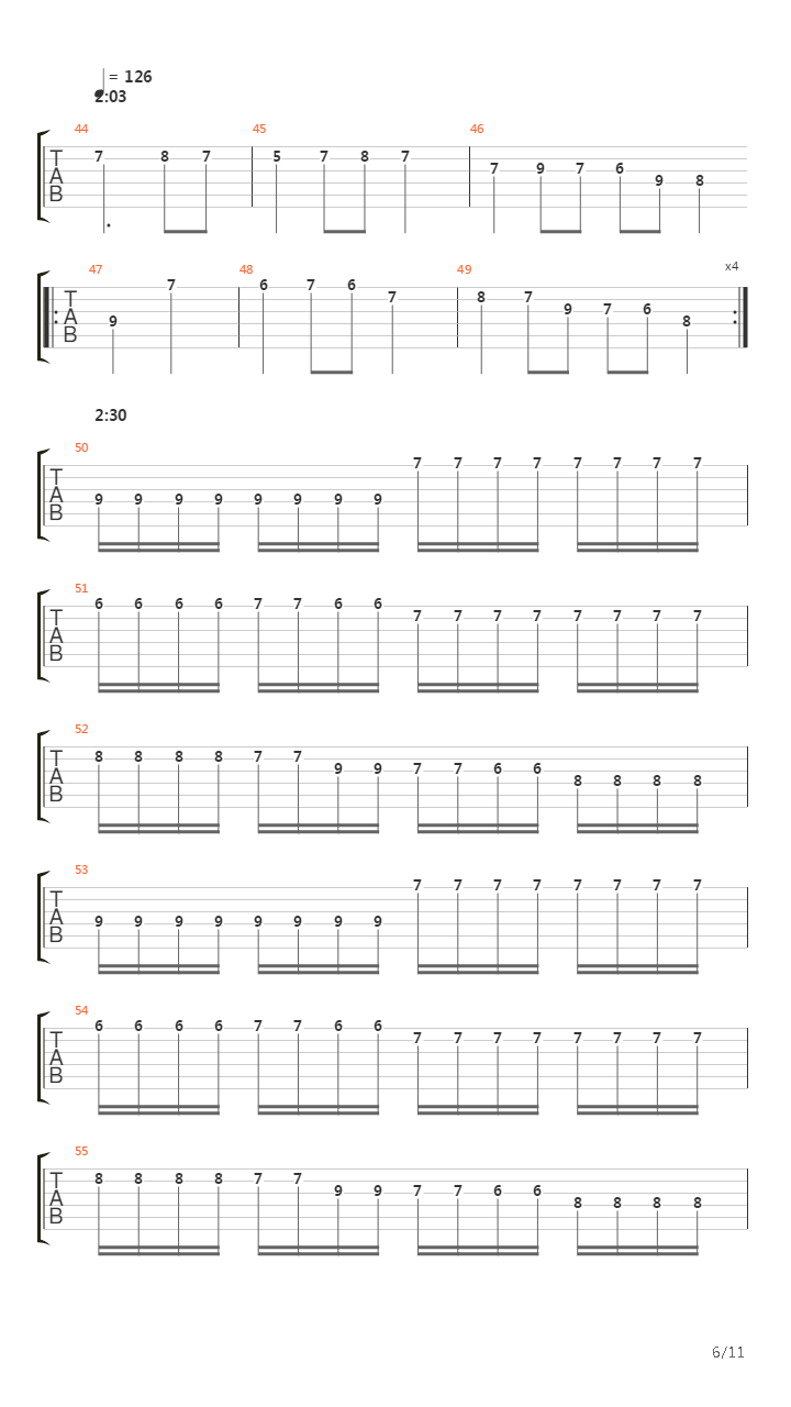 Triumph吉他谱