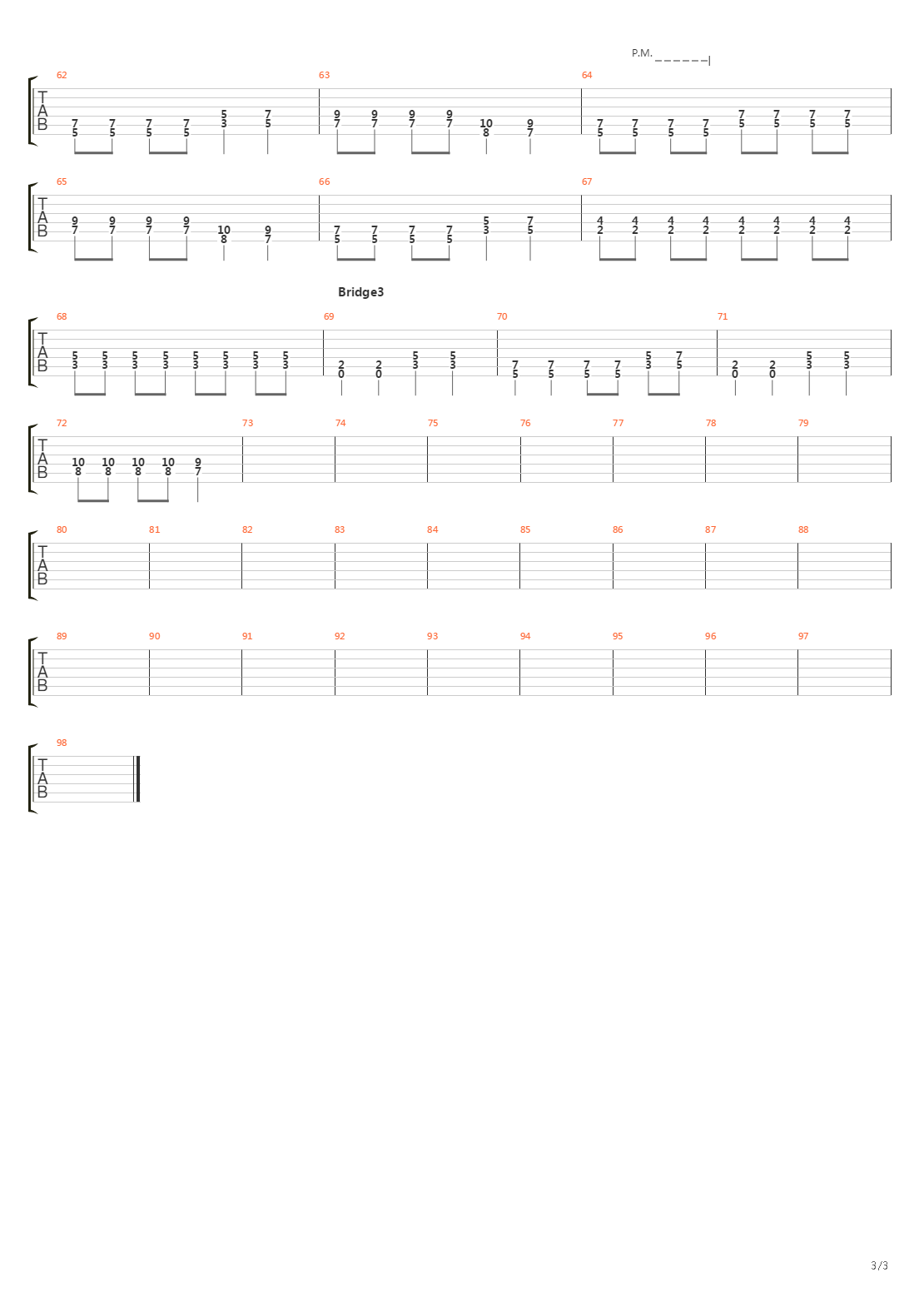 Aspirin Free吉他谱