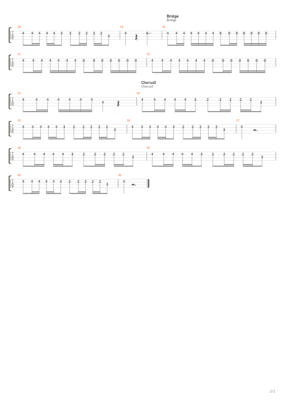 Cruise Control吉他谱