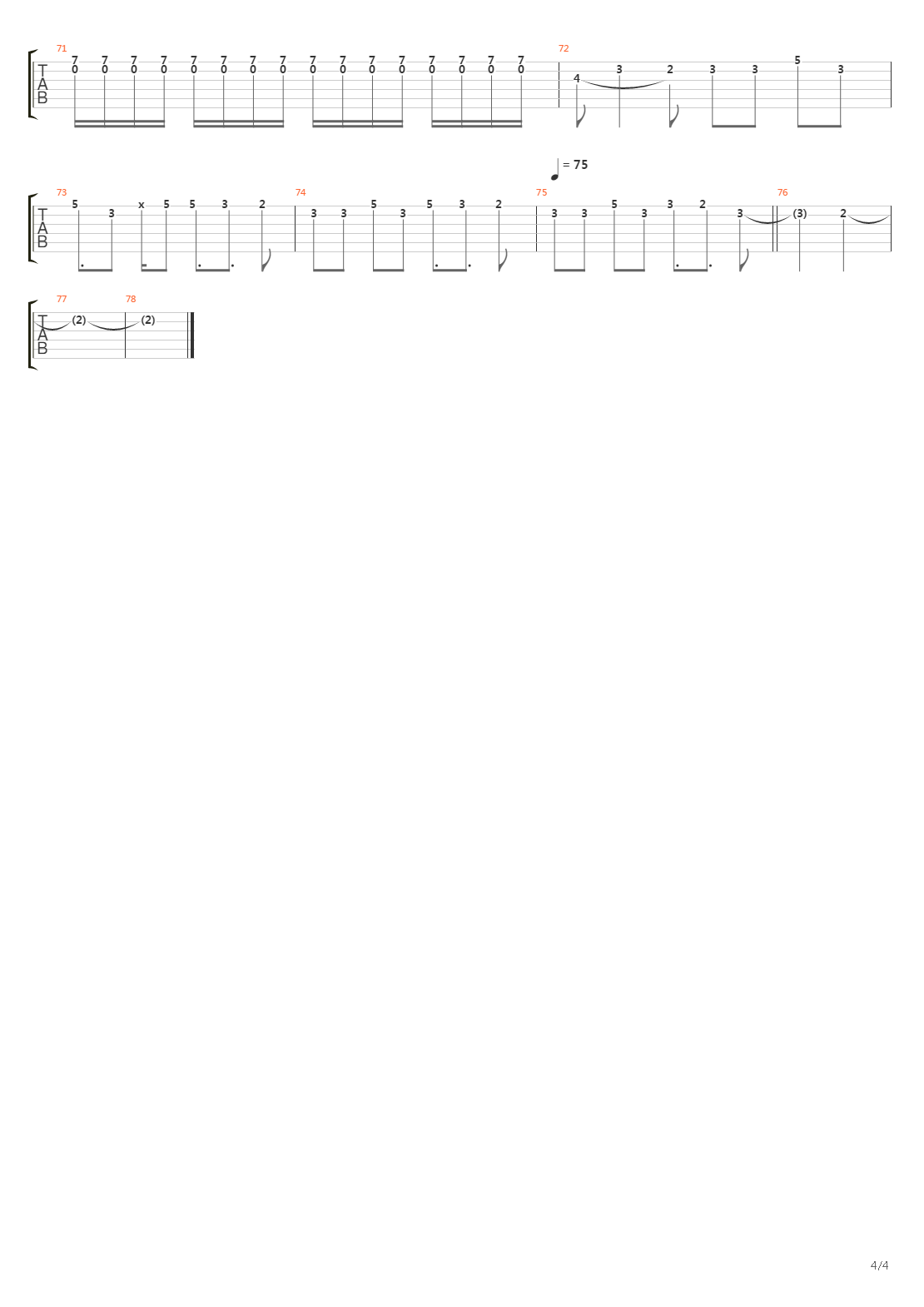 Days Of The Phoenix吉他谱