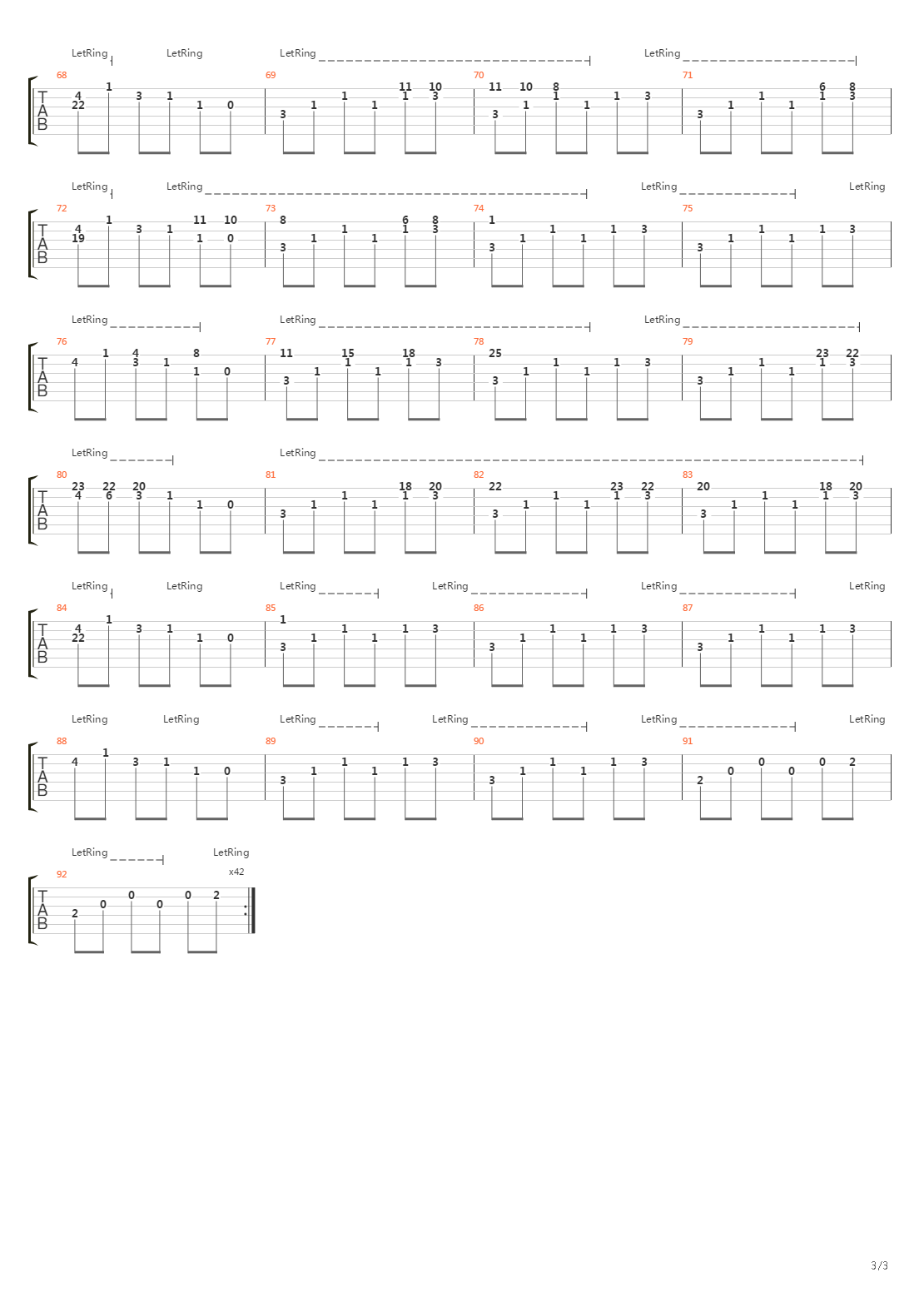 Main Theme吉他谱