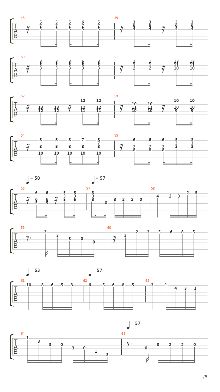 Choro Da Saudade吉他谱