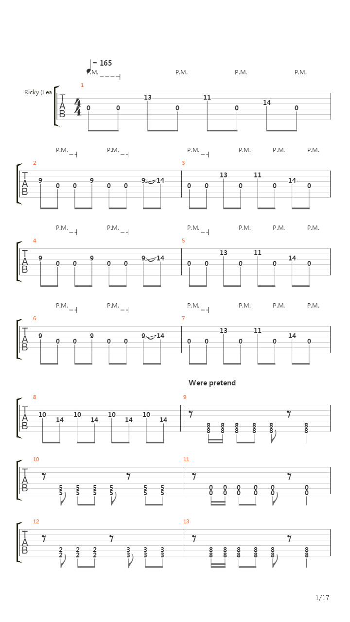If These Walls Could Speak吉他谱