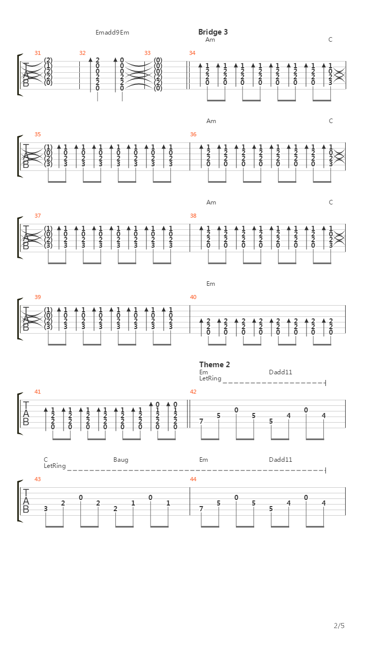 Theme Of Laura吉他谱