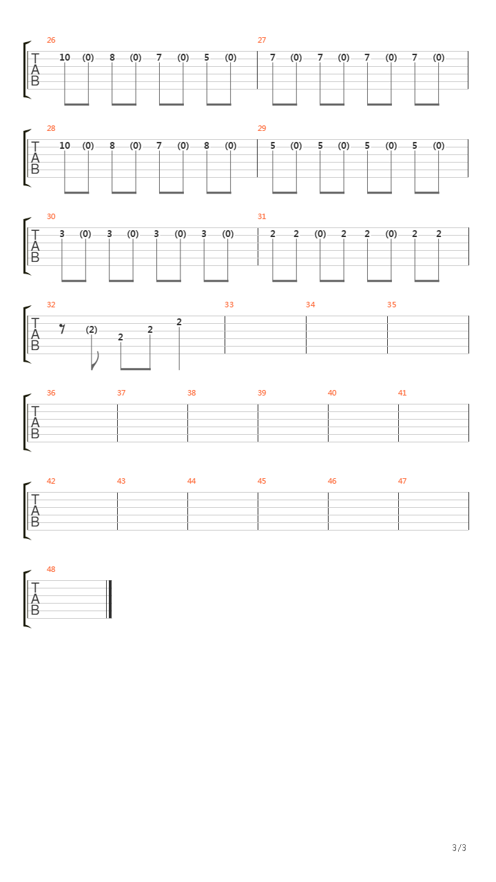 Aufbruch吉他谱