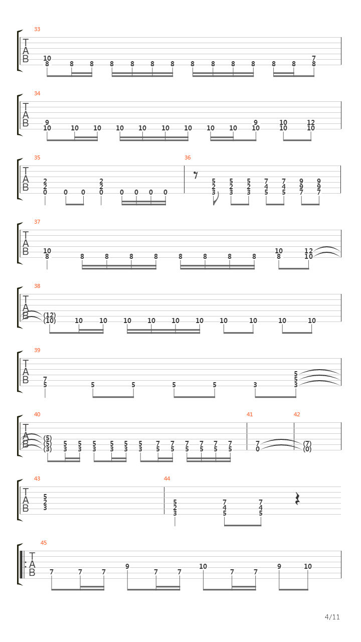 Metiori吉他谱