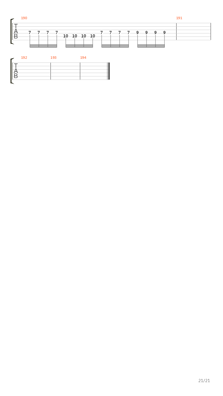 Trugbild吉他谱