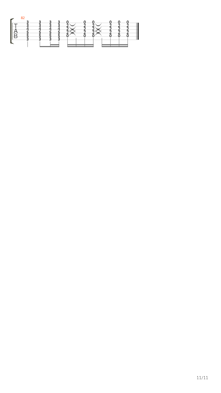 La Nuit Je Mens吉他谱
