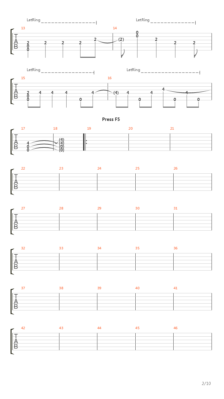 Ecailles De Lune Part Ii吉他谱