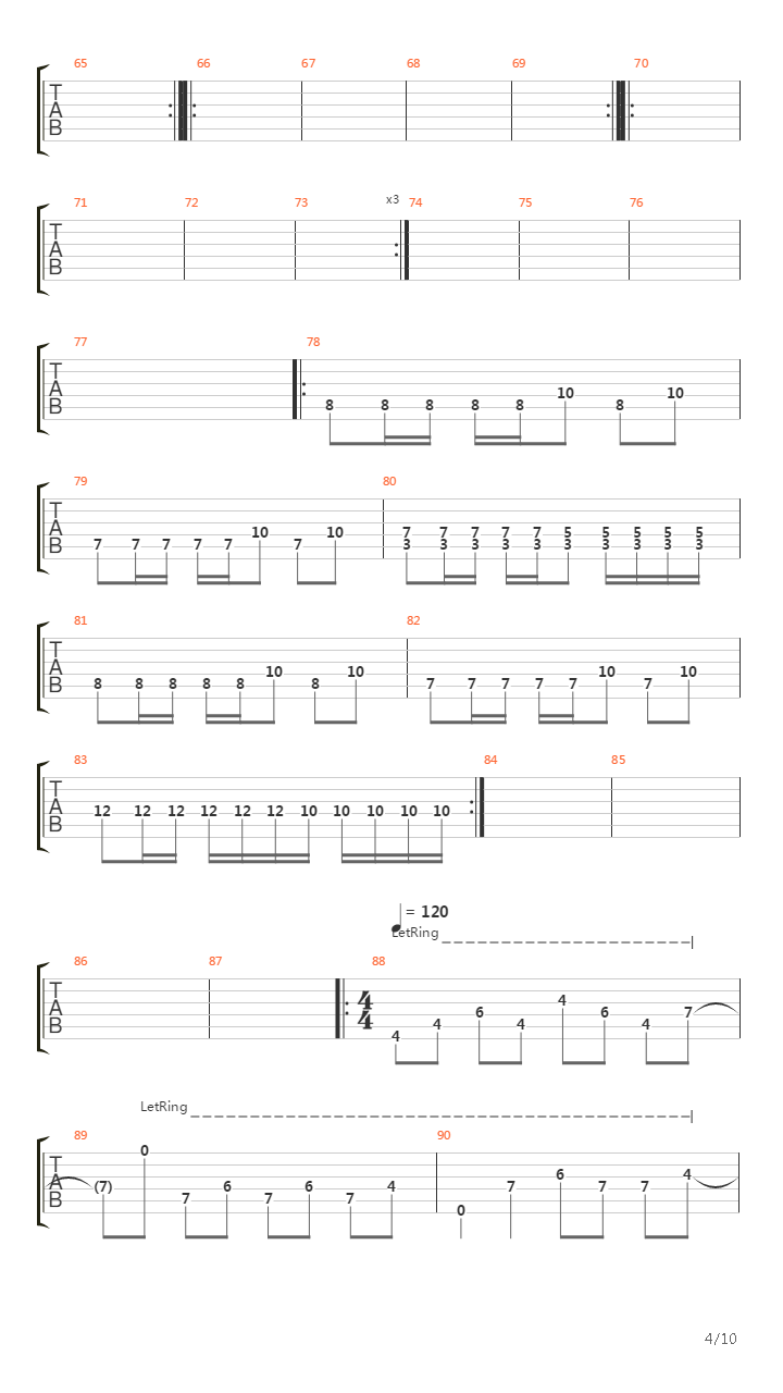 Ecailles De Lune Part Ii吉他谱