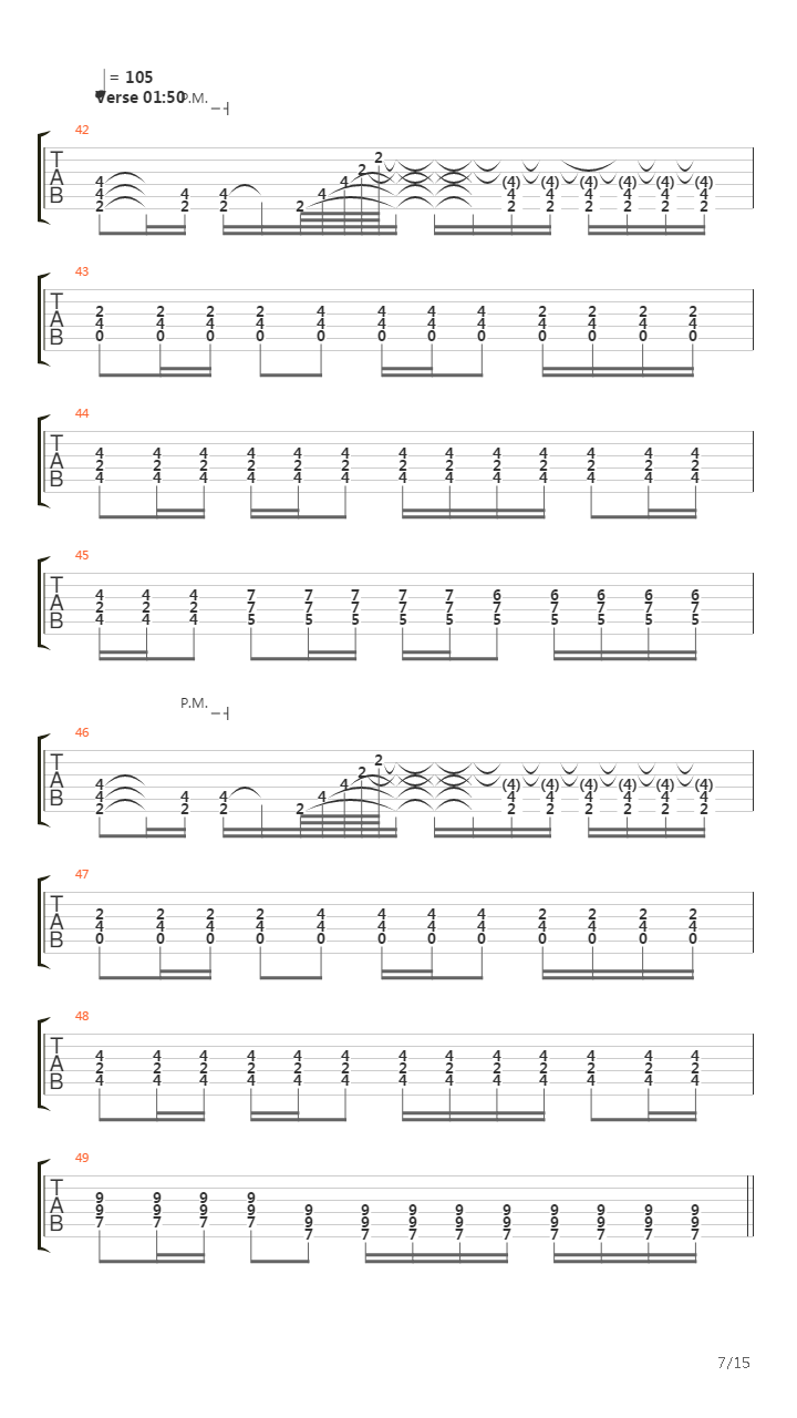 Percees De Lumiere吉他谱