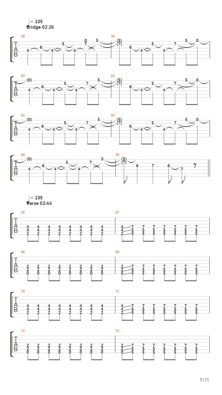 Percees De Lumiere吉他谱