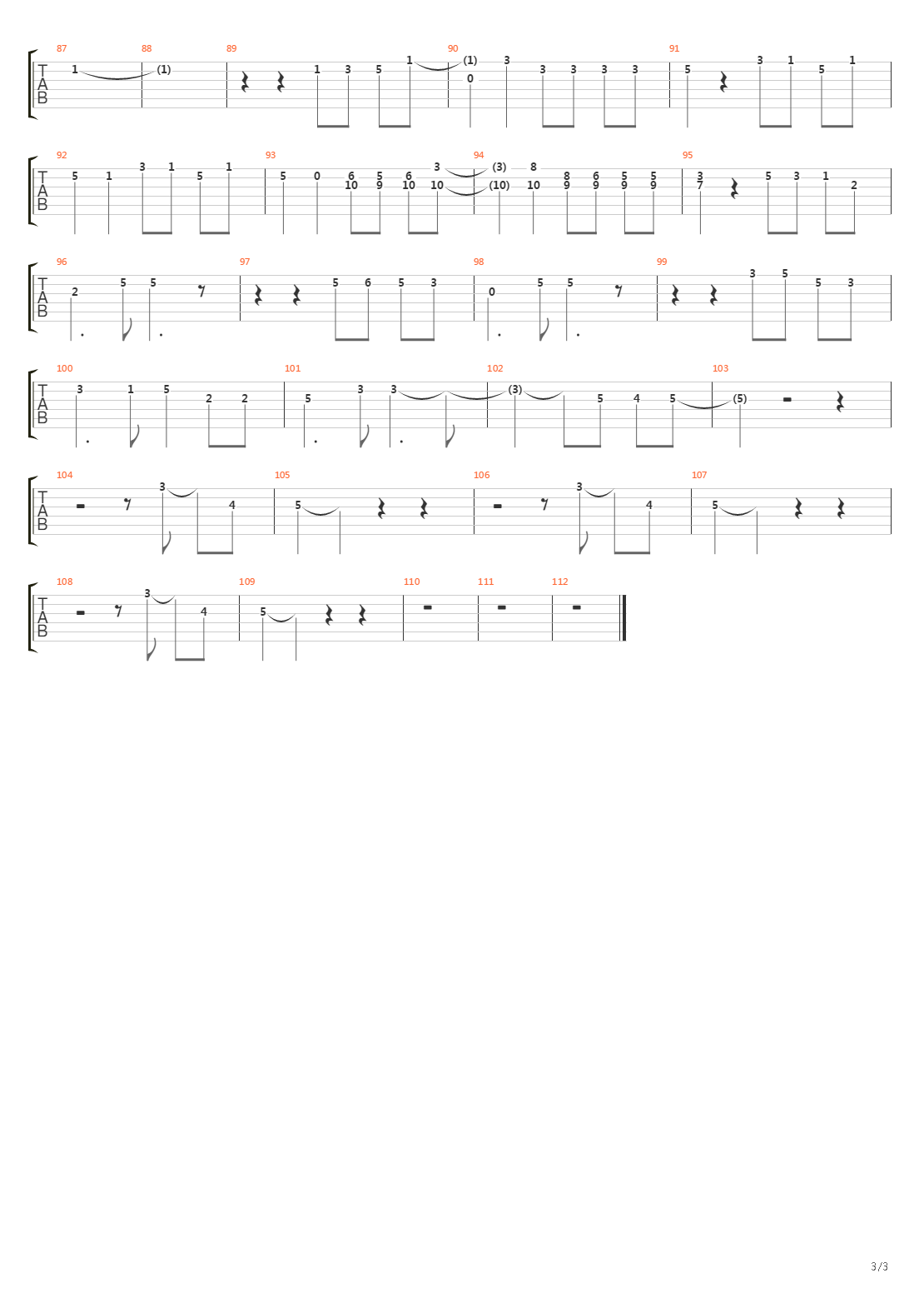 Mas De 1000 Aos吉他谱
