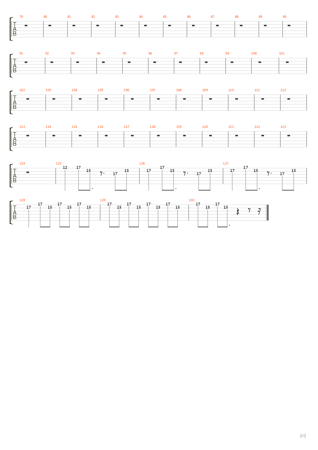 Preso吉他谱