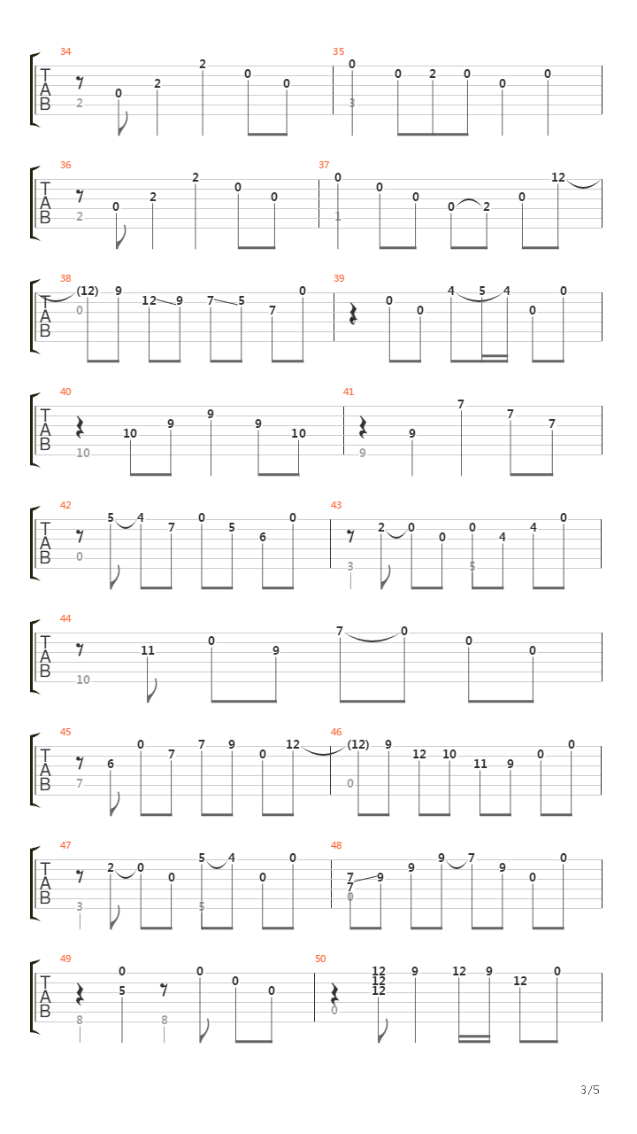 Slow Circle Ii吉他谱