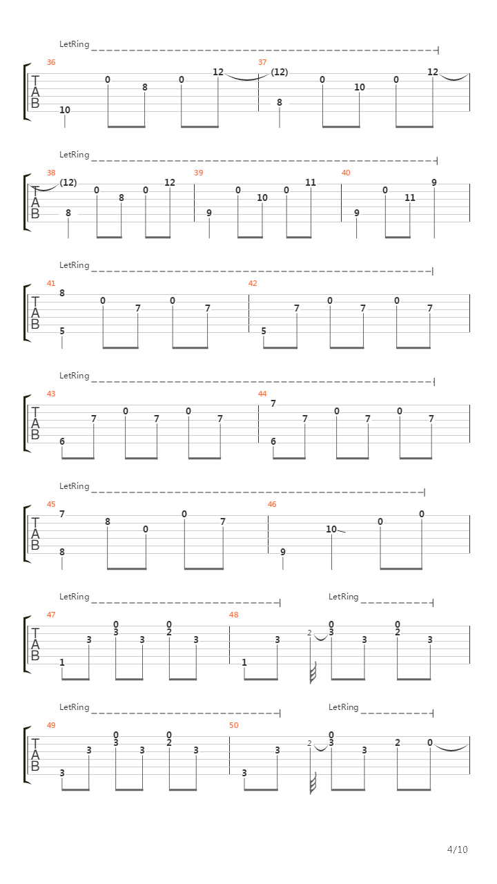 Western吉他谱