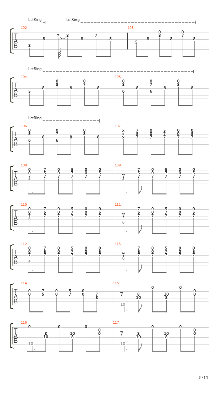 Western吉他谱