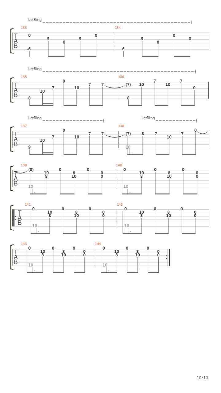 Western吉他谱