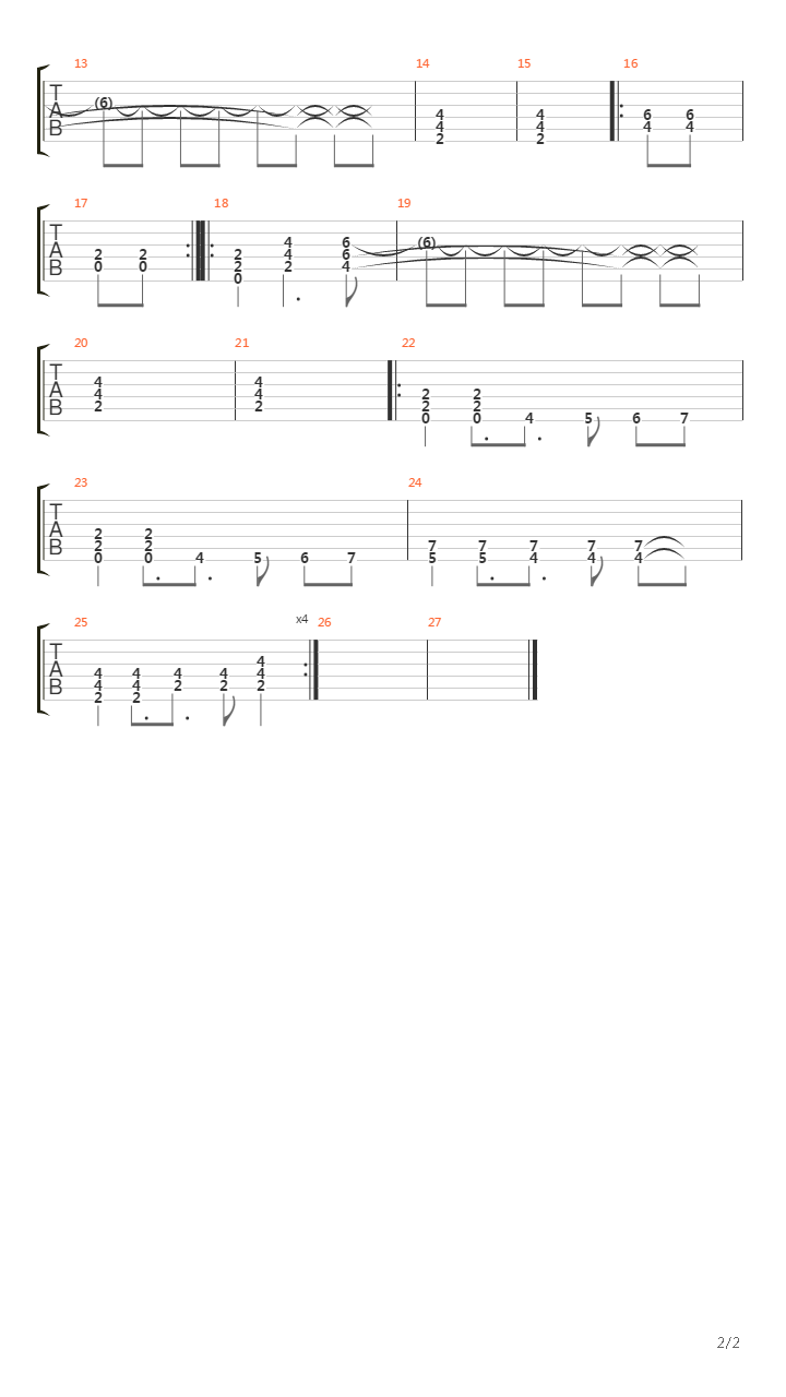 Corer Pra Deus吉他谱