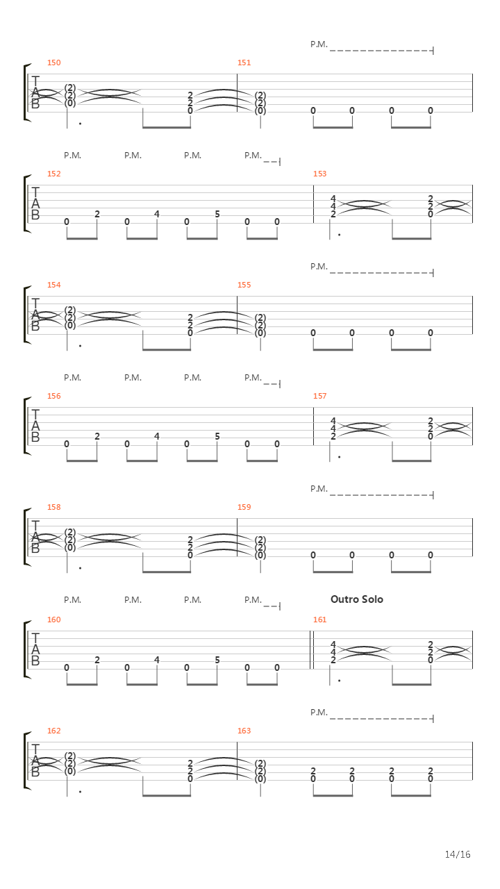 A Song For The Hopeless吉他谱