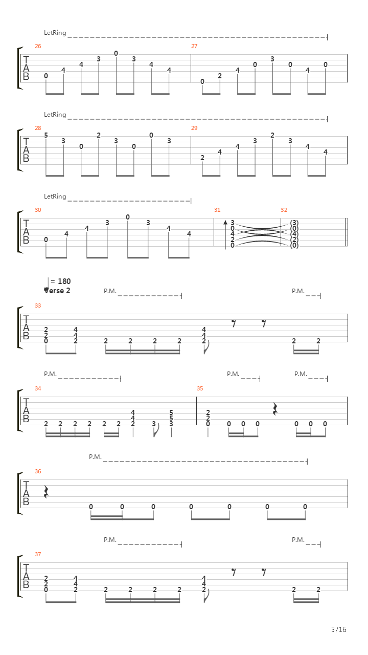 A Song For The Hopeless吉他谱