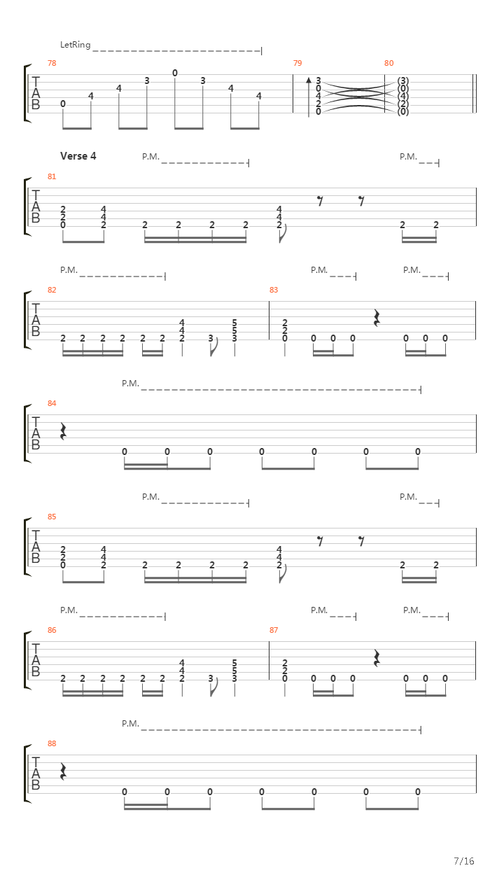 A Song For The Hopeless吉他谱