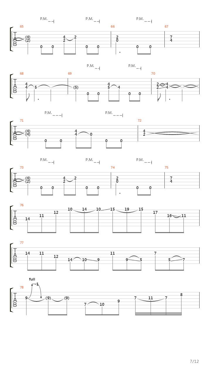 Overcome吉他谱